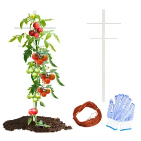 2PC 7FT Hollow T-profile Climbing Trellis, Stable And Durable, Perfect For Climbing Plants, A Modern Garden Decoration.